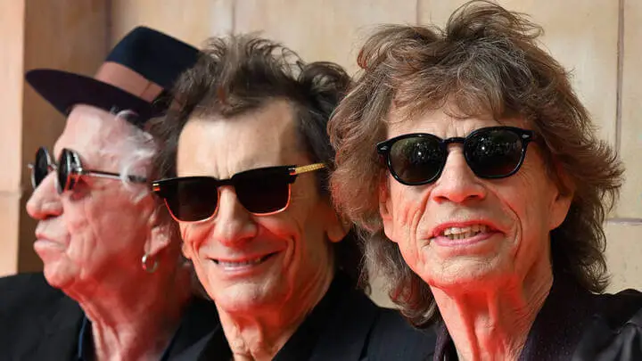 Mick Jagger, Ron Wood y Keith Richards